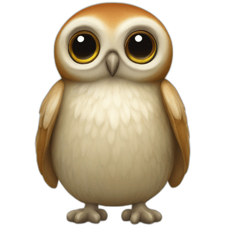 Hibou-champignon emoji