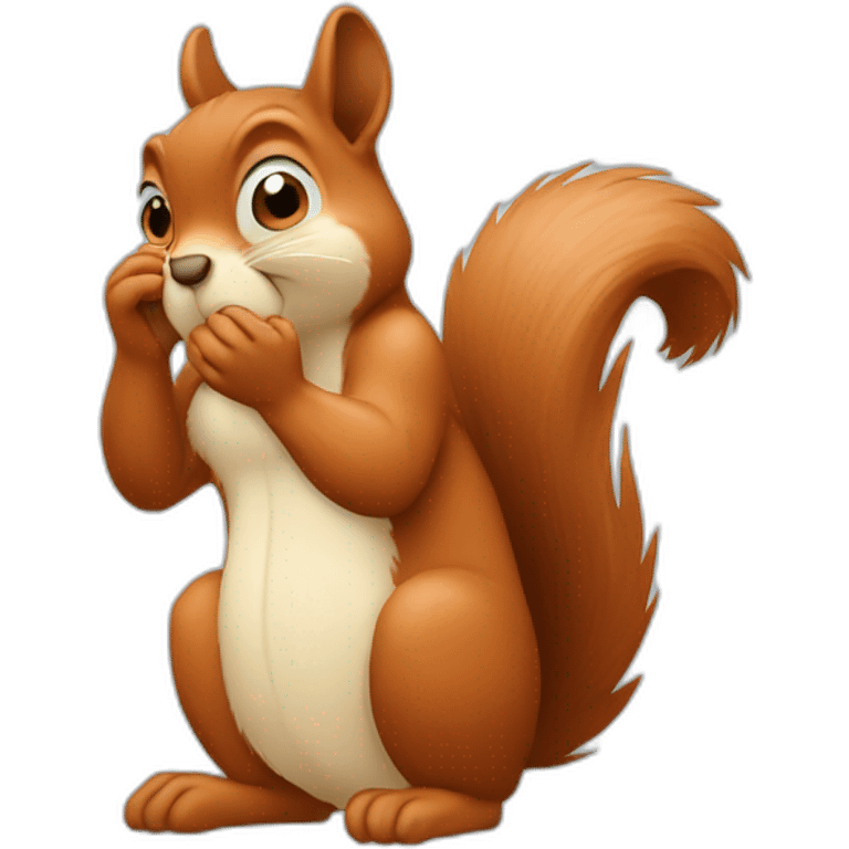 flink Squirrel facepalm emoji