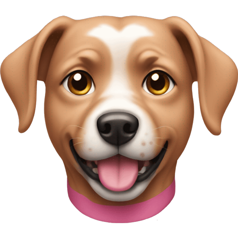 dog pink emoji