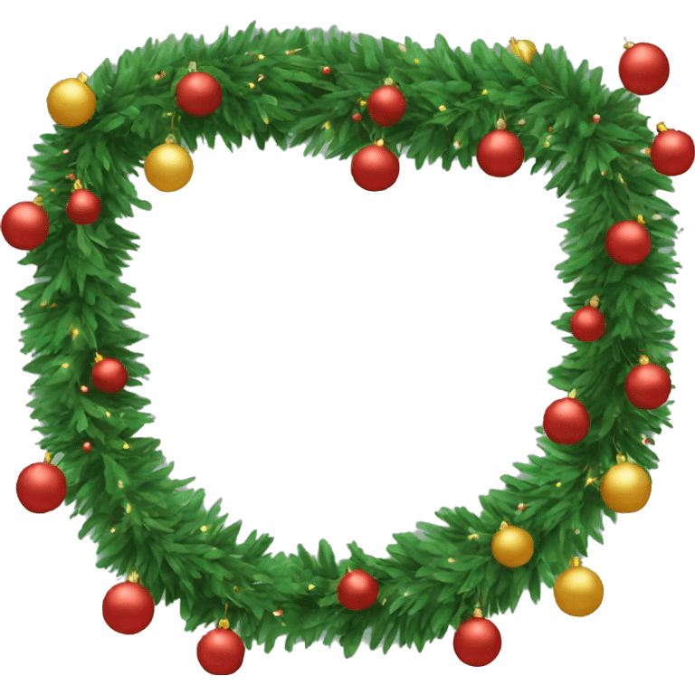 christmas garland  emoji