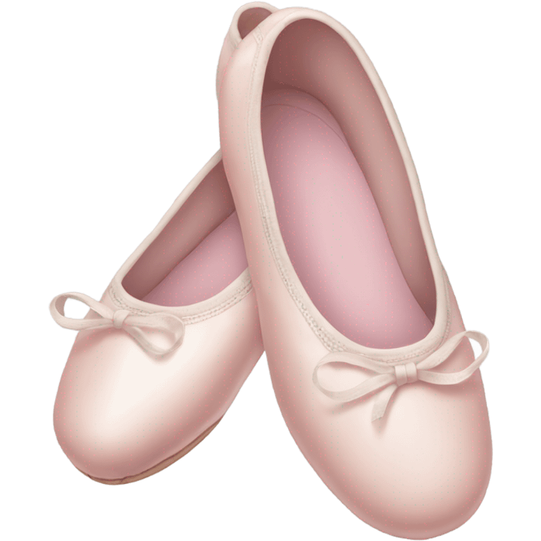 Pale pink ballet shoes emoji