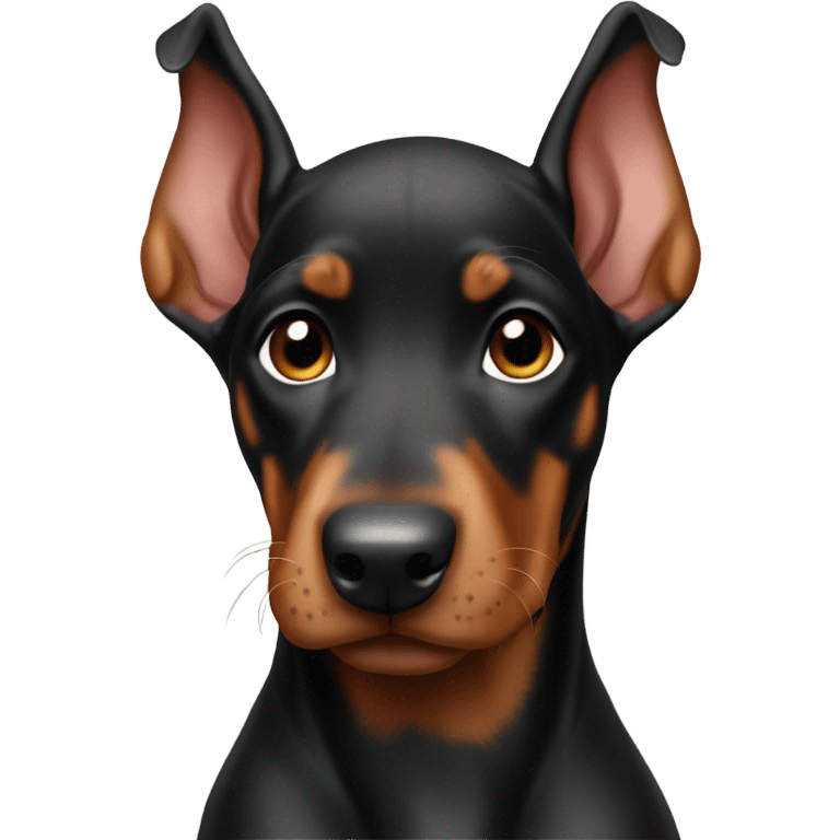 Doberman puppy emoji