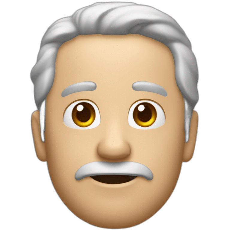 un hombre de unos 40 años con una expresión de impresionado  emoji