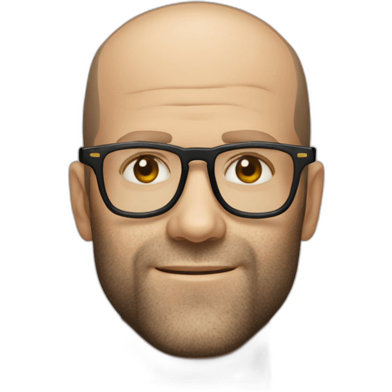 jason statham with glasses emoji