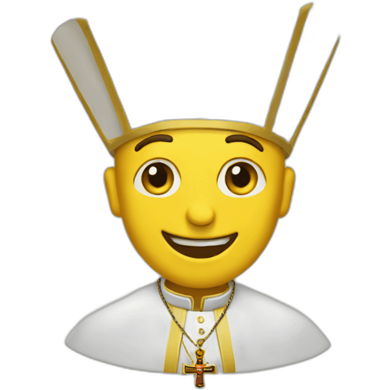 yellow pope emoji