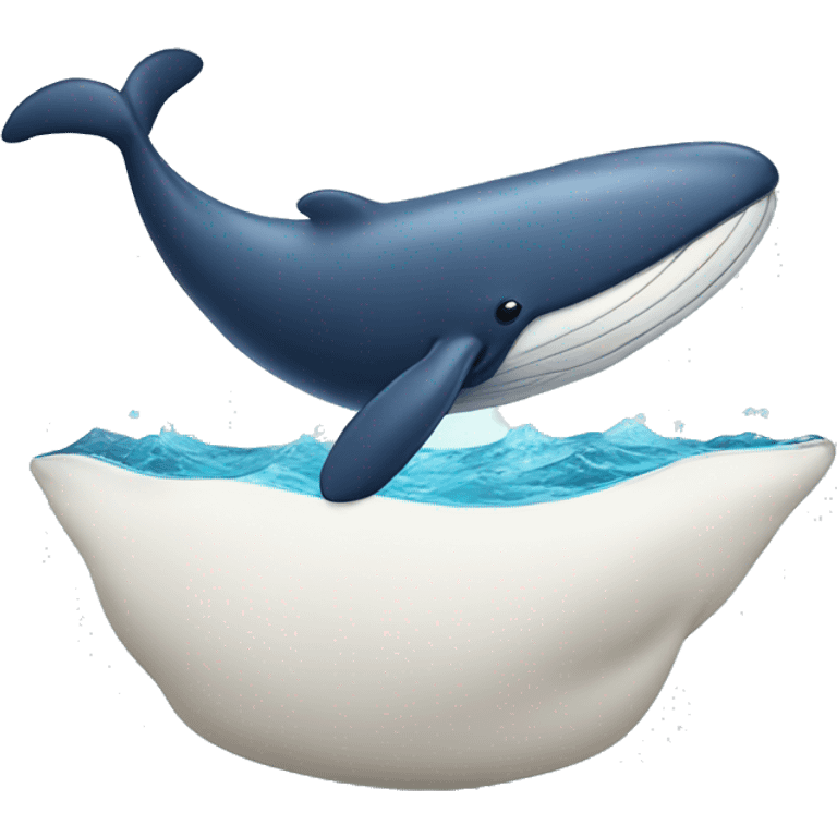 whale with sungla emoji