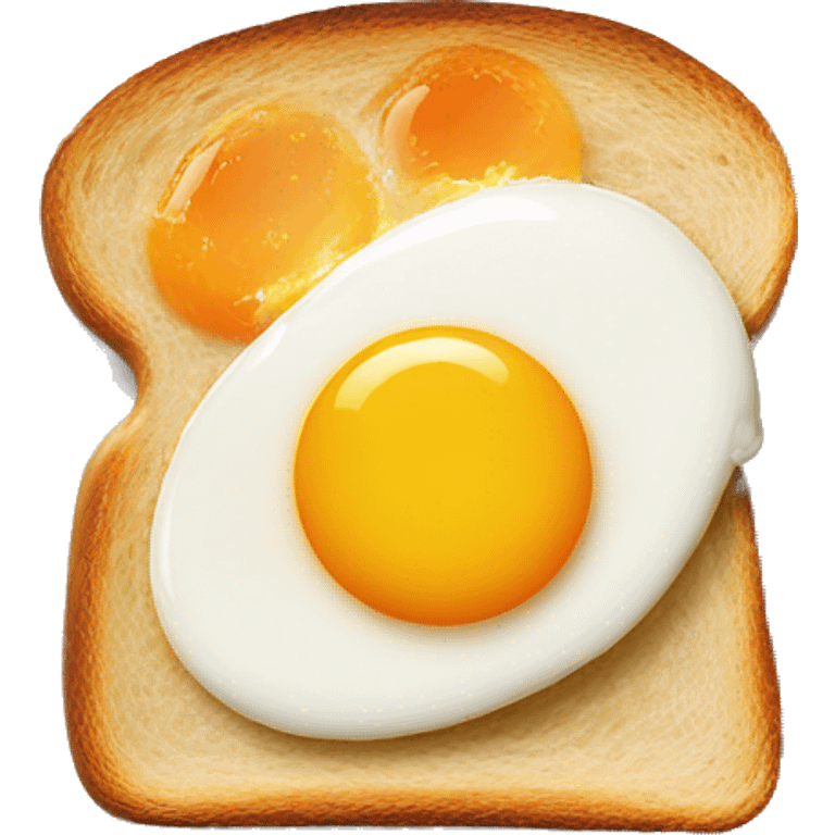 Egg on toast emoji