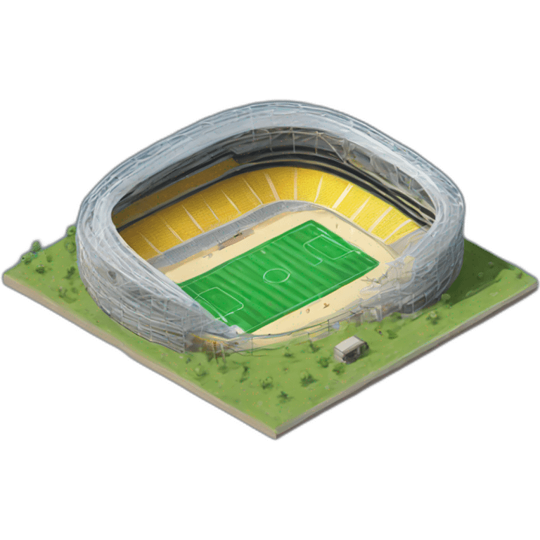 Sports ground facility under construction emoji