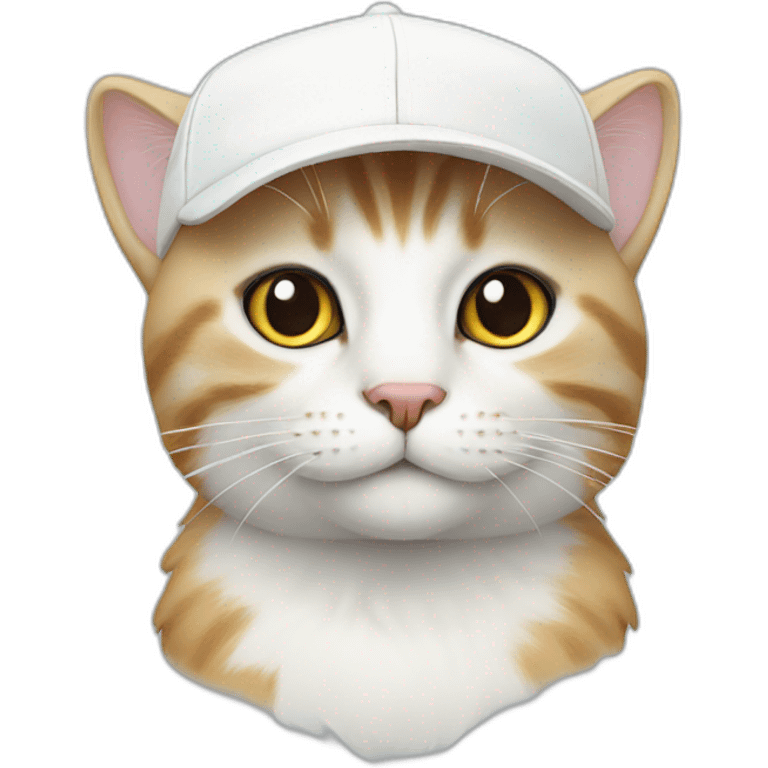 cat with white cap emoji