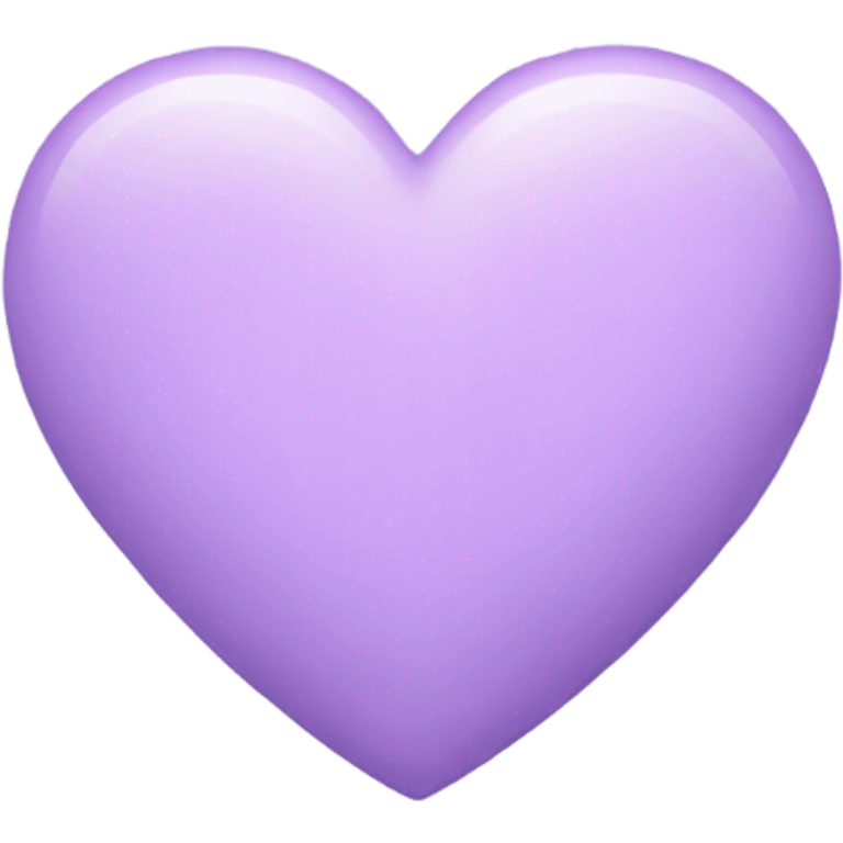 Pastel purple heart  emoji