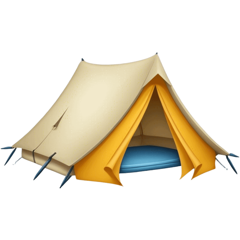 upside down tent emoji