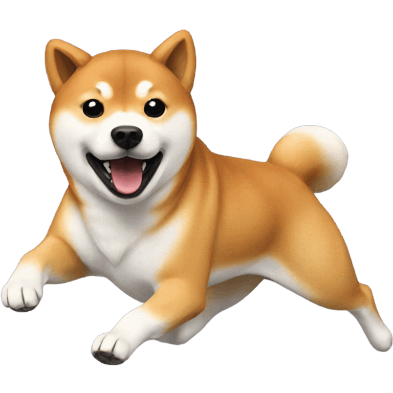 Shiba Inu Dog running emoji