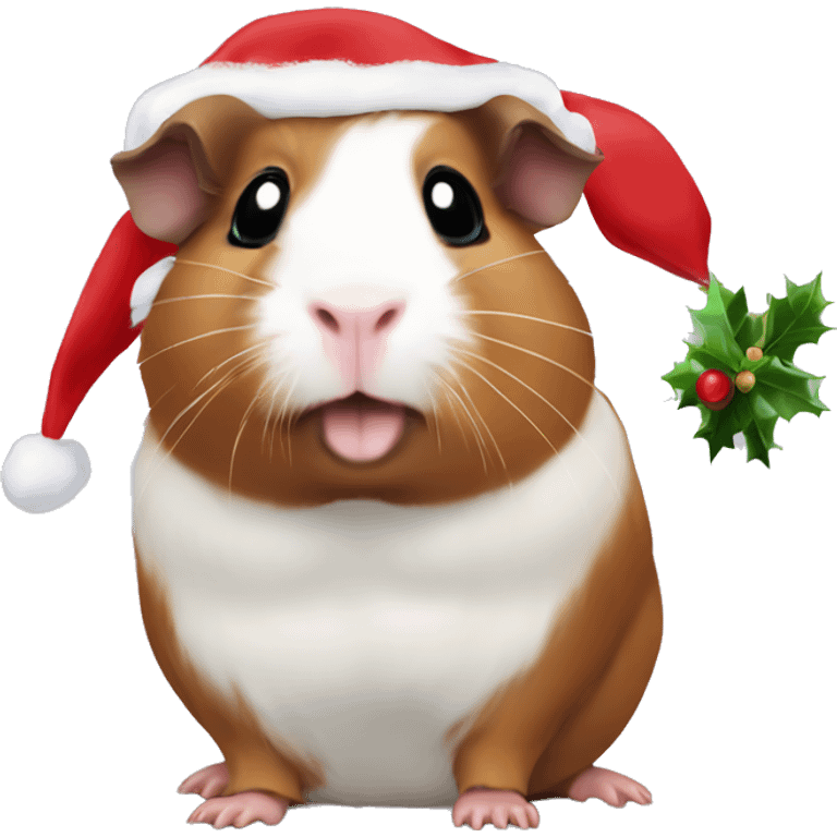 guinea pig christmas emoji