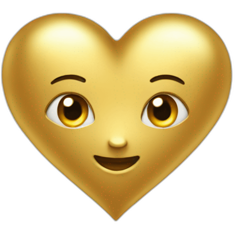 golden heart emoji