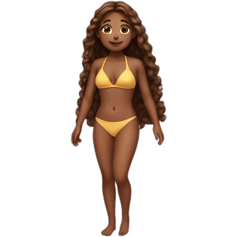 Girl bikini emoji