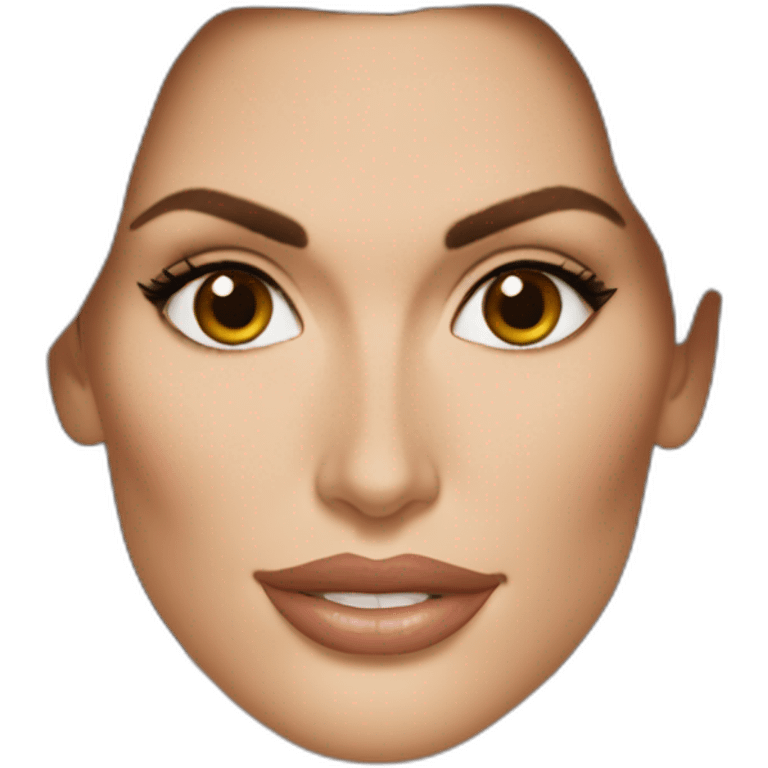 Cindy crawford with beauty mark emoji