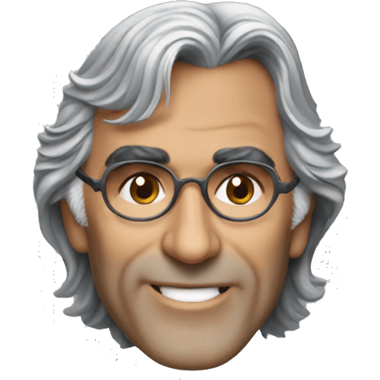 Andrea Bocelli no glasses emoji