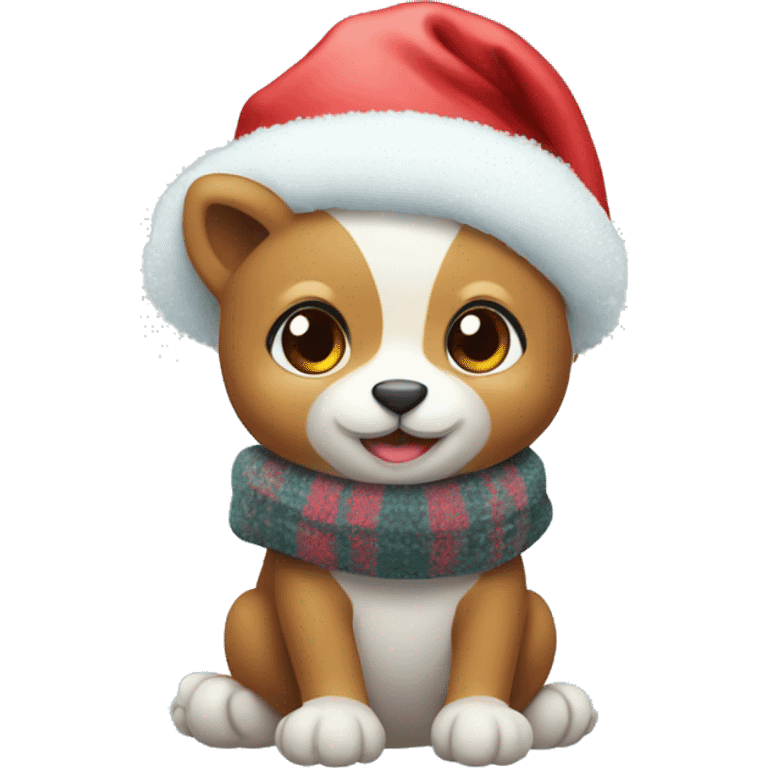 Cute rare christmas Eichhörnchen with Winter Accessoires  emoji