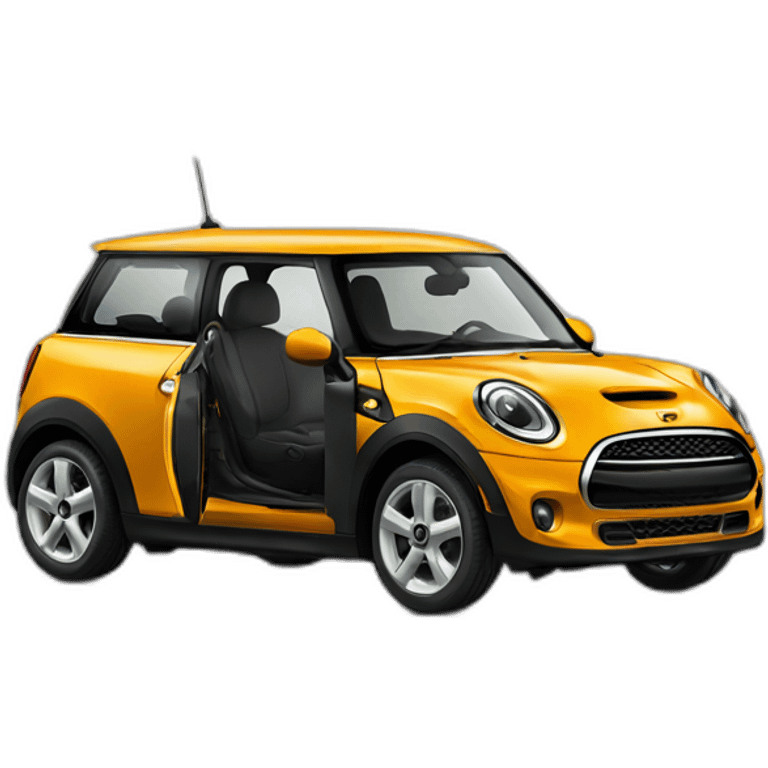 yellow-orange new Mini car emoji