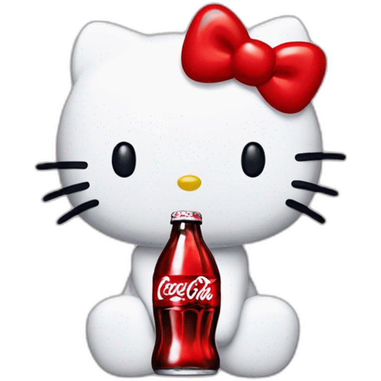 Coca cola hello kitty emoji