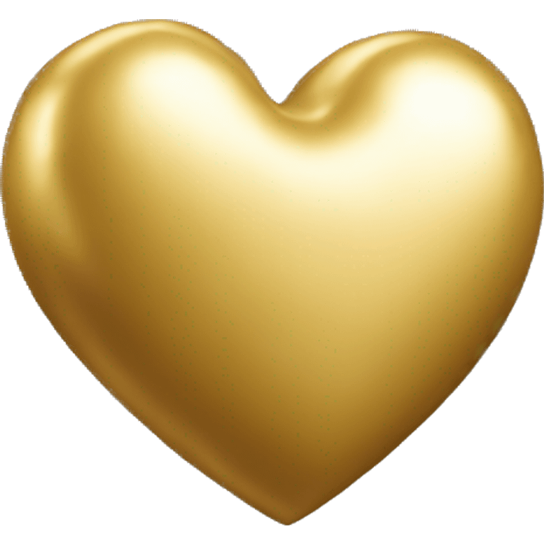 Gold heart emoji