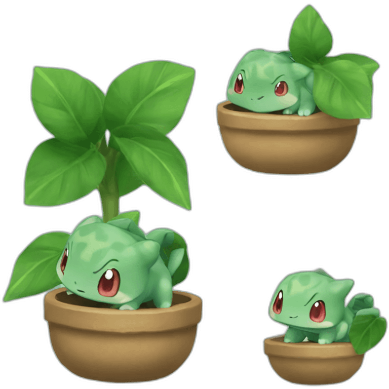 Bulbisaur Pokémon terre plante emoji