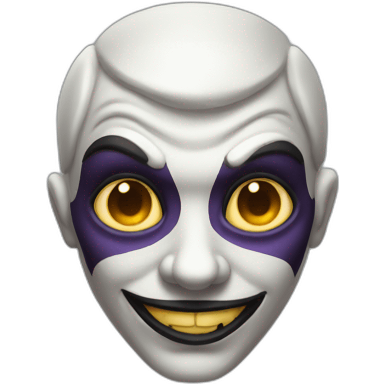 ghoulish harlequin emoji emoji