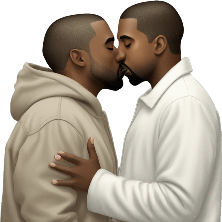 Kanye kissing Kanye kissing Kanye kissing Kanye  emoji