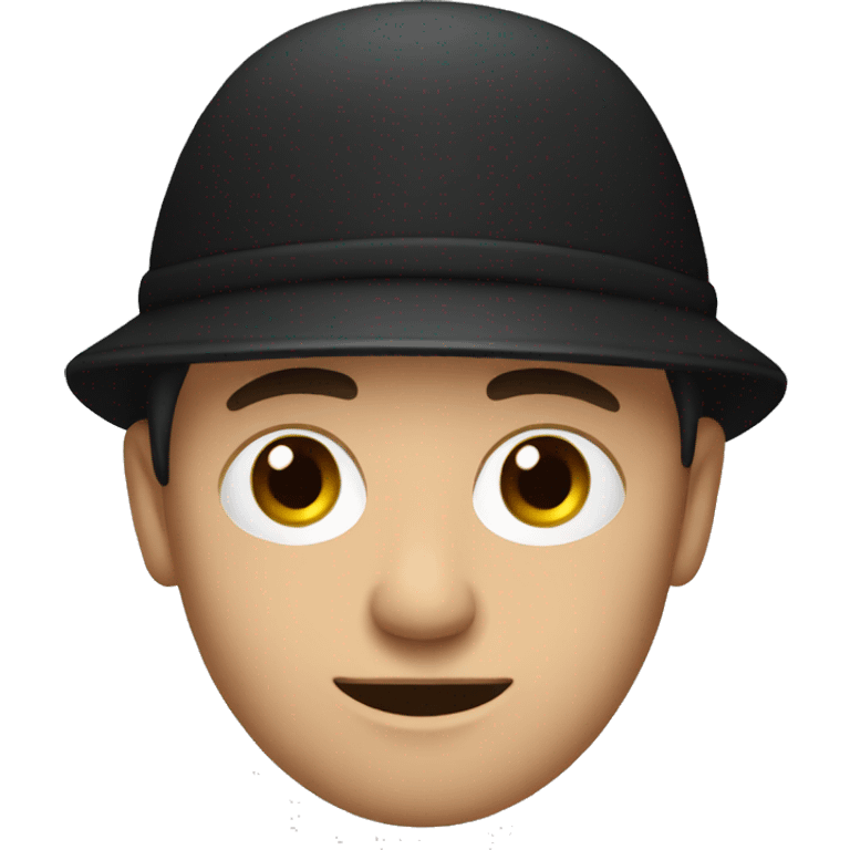 European man with black cap  emoji