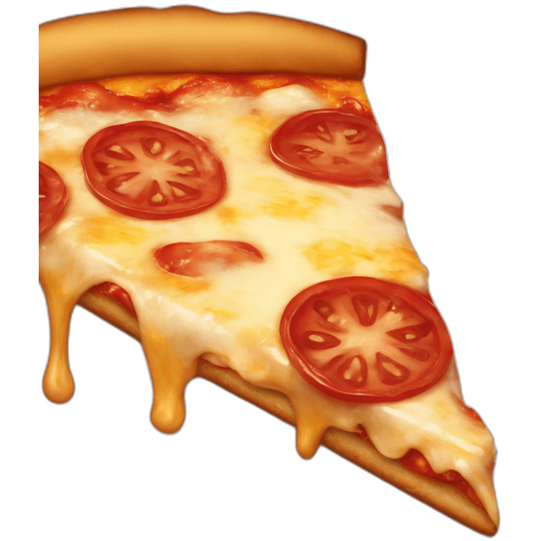 Sloppy slice of pizza emoji