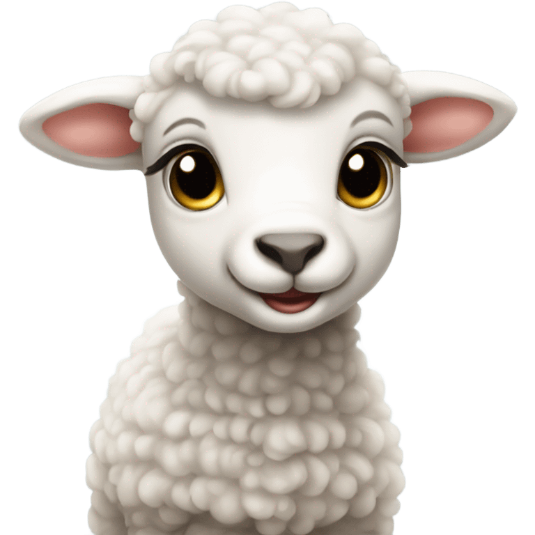 Baby lamb emoji