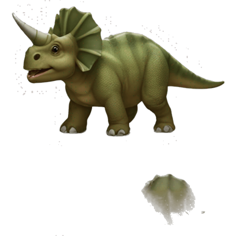 Triceratops emoji