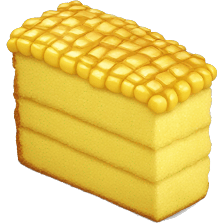 Corn cake  emoji