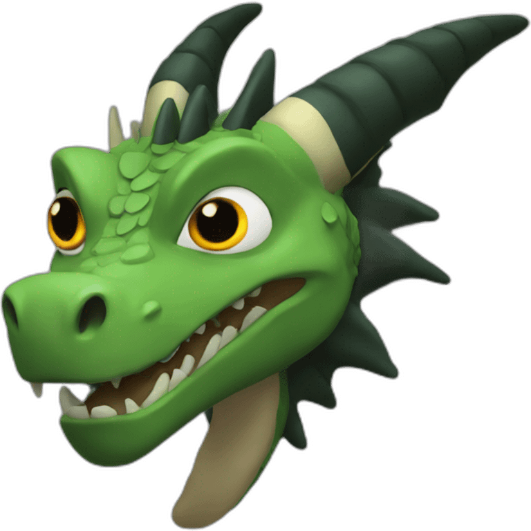 Krokmou dragon simple emoji