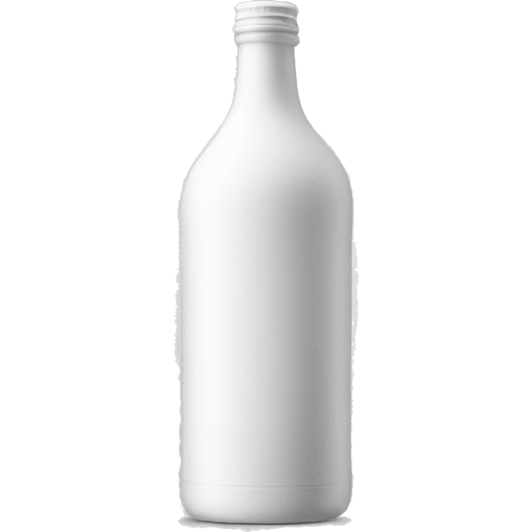 white matte bottle alcohol emoji