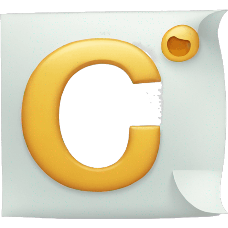 letter E emoji