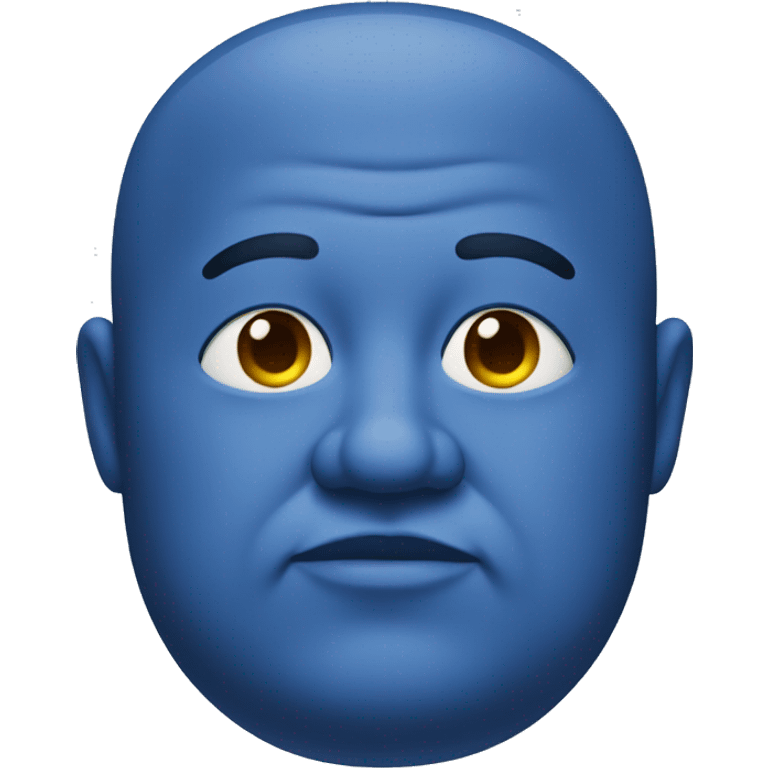 fat blue man emoji