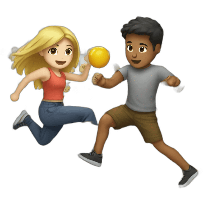 GIRL-kicking-a-boy emoji