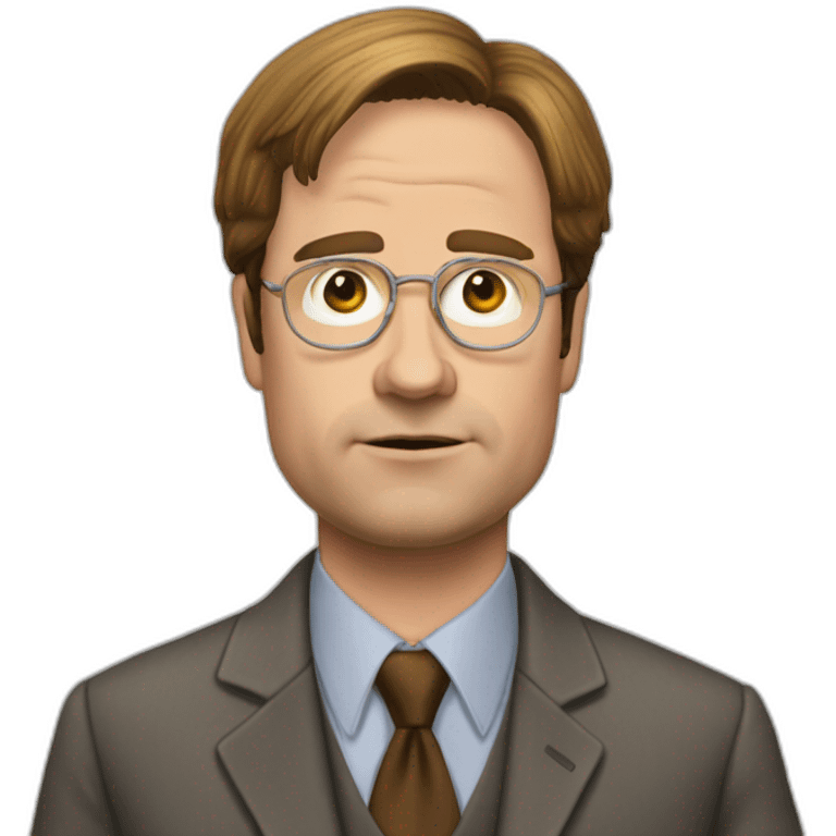 Dwight Kurt Schrute from The Office US emoji