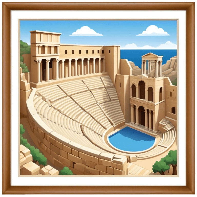 Cinematic Realistic Odeon of Herodes Atticus Emoji emoji