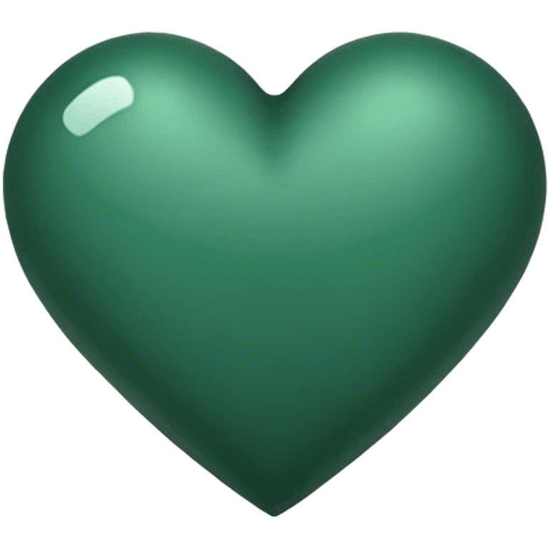 dark green heart emoji