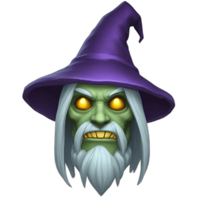 world of warcraft undead wizard emoji