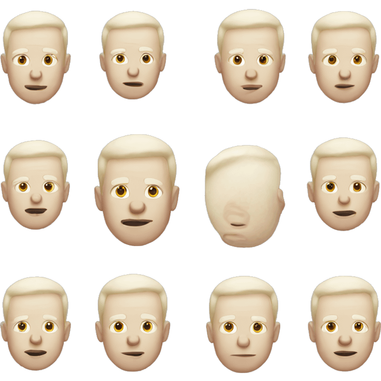 Albino guy emoji