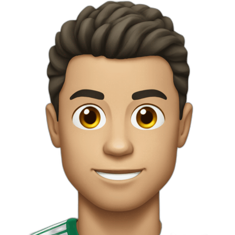 Cristiano Ronaldo with a big nose  emoji