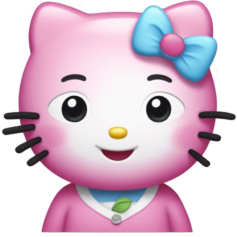 happy hello kitty emoji