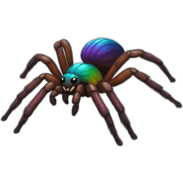 Rainbow Tarantula Full Body emoji