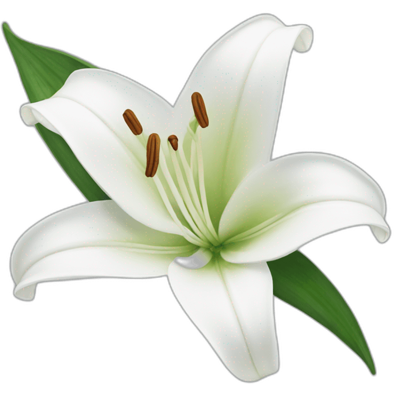 White Lilly emoji