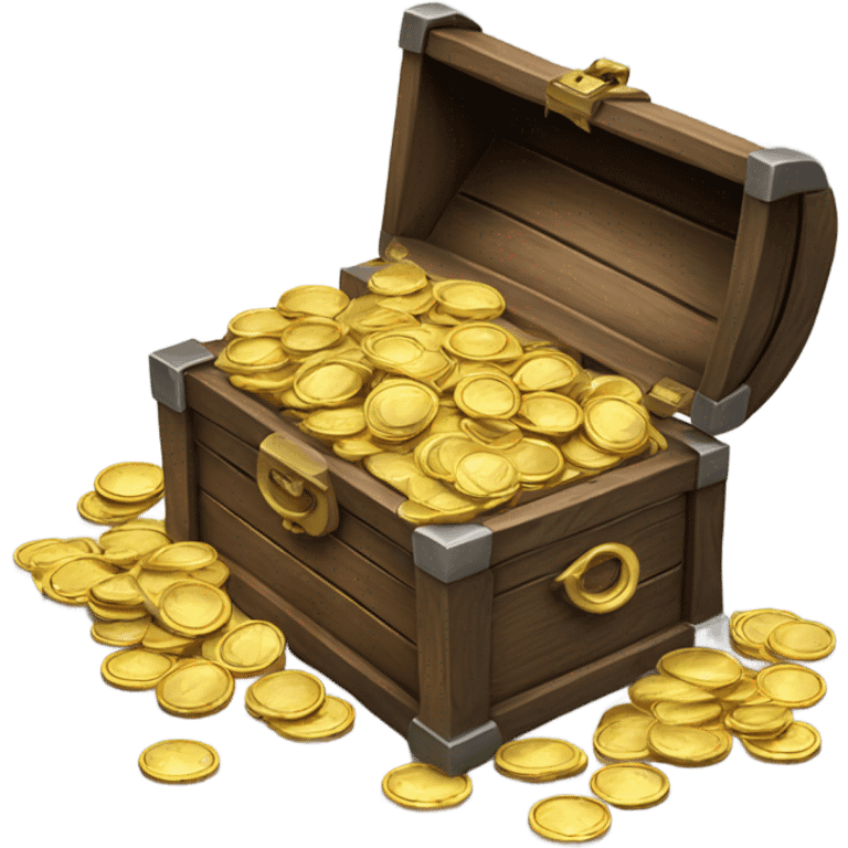 chest full of coins emoji