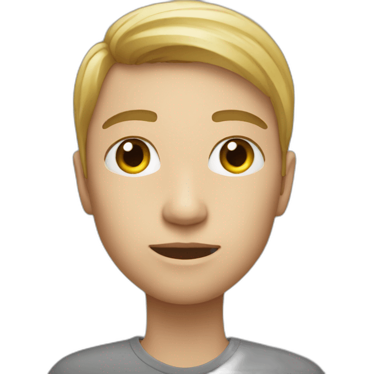 person with apple vision pro emoji