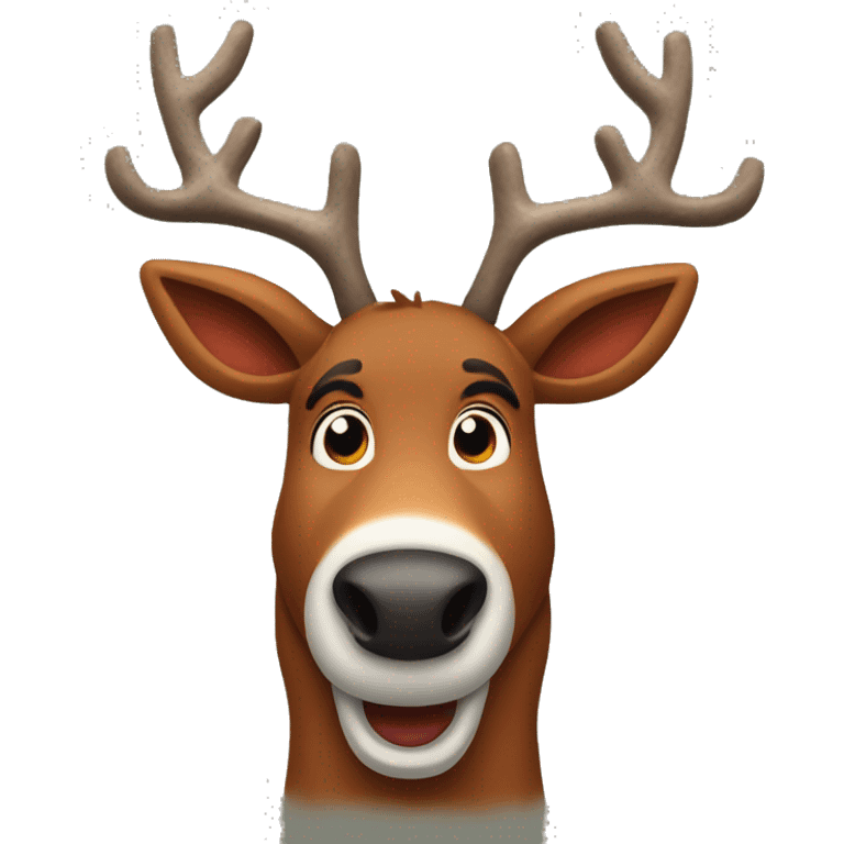 rudolph the red nose reindeer  emoji